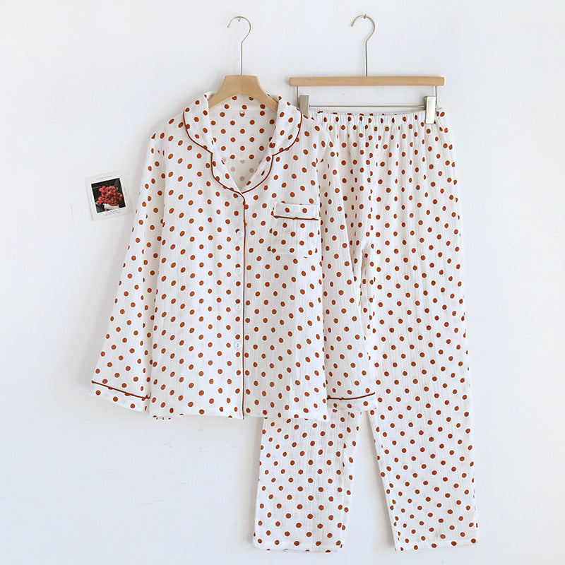 Gemusterter Pyjama – zweiteiliges Set