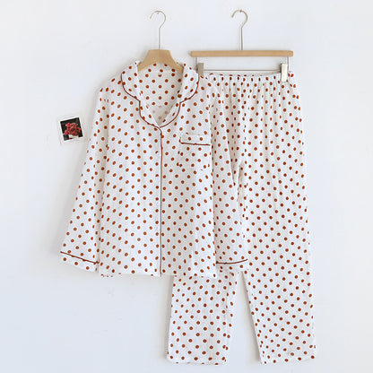 Gemusterter Pyjama – zweiteiliges Set