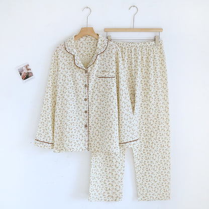 Gemusterter Pyjama – zweiteiliges Set