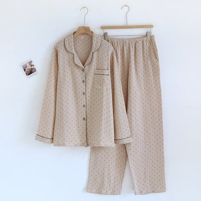 Gemusterter Pyjama – zweiteiliges Set
