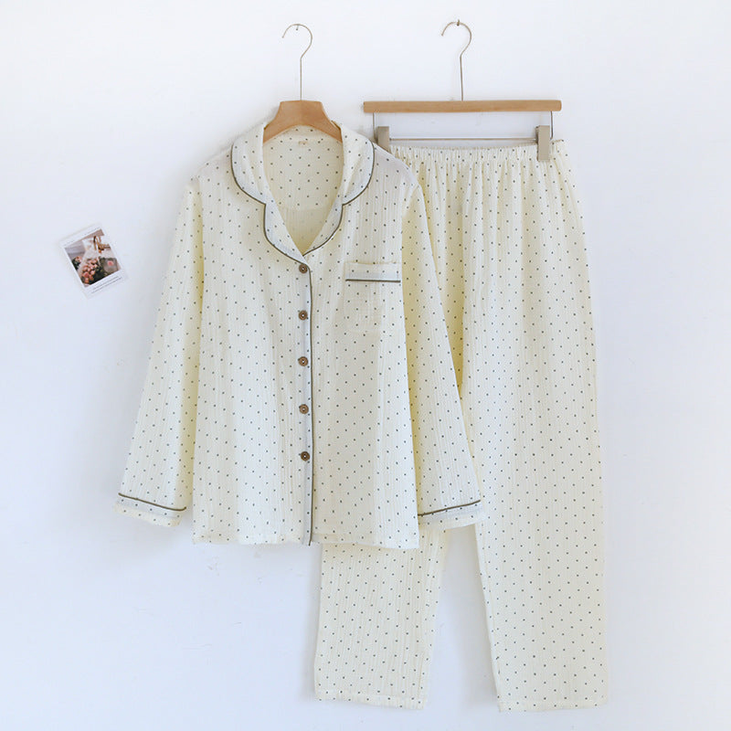 Gemusterter Pyjama – zweiteiliges Set