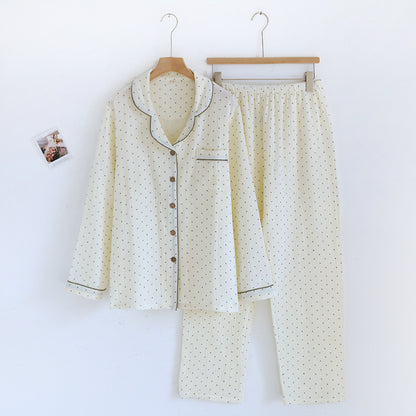 Gemusterter Pyjama – zweiteiliges Set